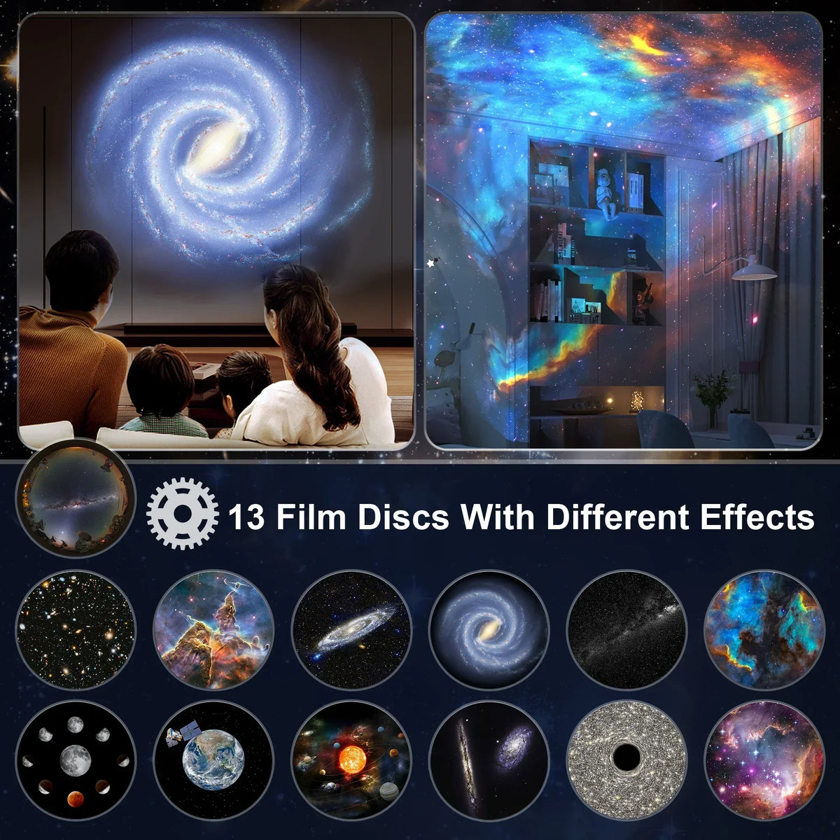 Galaxy Solar System Projector