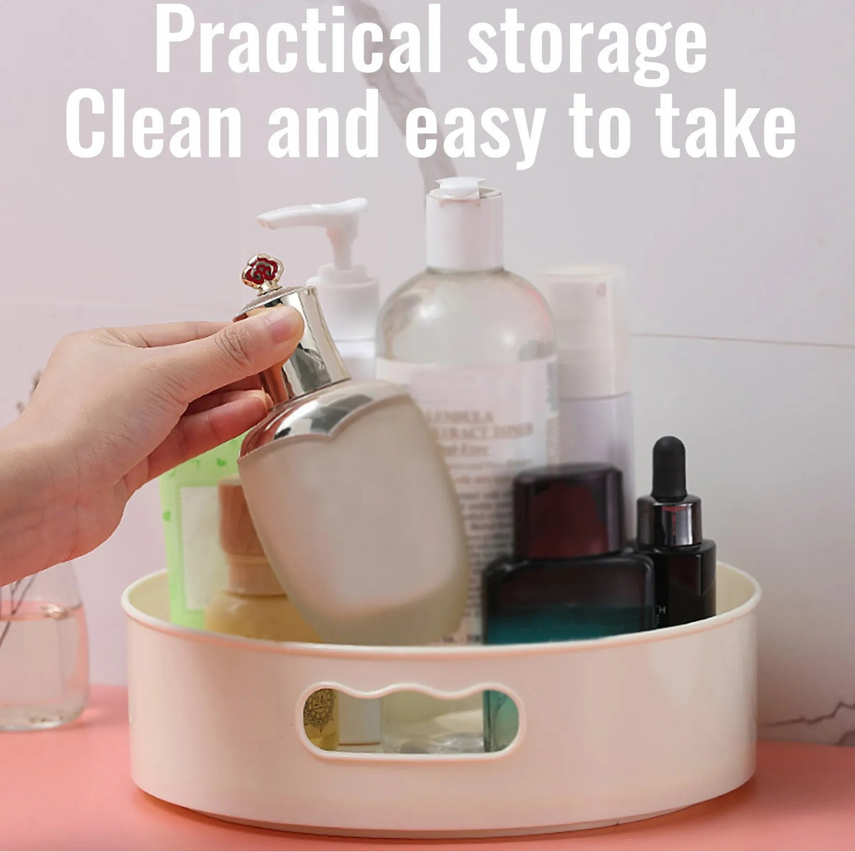 360° Rotating Kitchen Organizer Tray