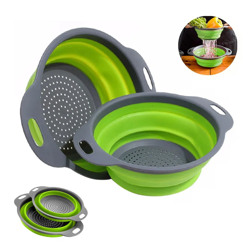 Foldable Silicone Drain Basket